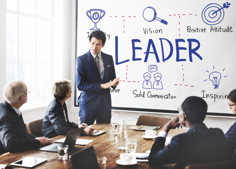 Leader Authority Boss Coach Director Manager Concept